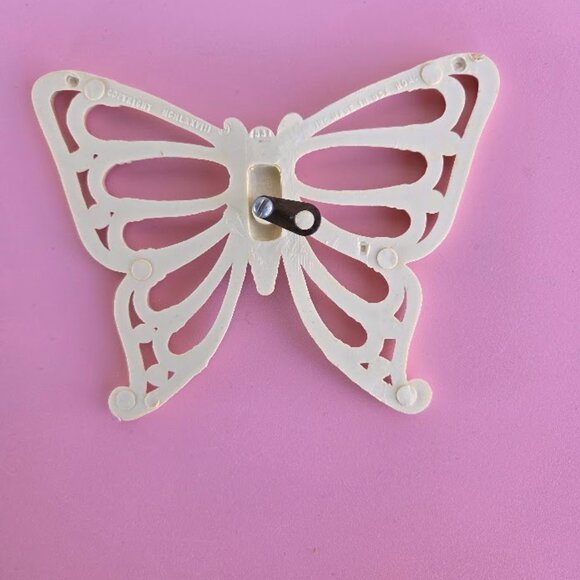 Homco Home Interiors Vintage White/Off White Butterfly Wall Plaques Set Of 3 Y2K - Picture 5 of 10